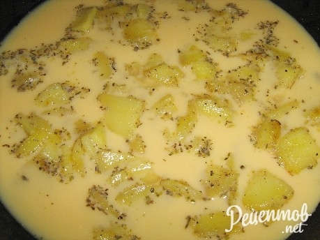 Омлет с картошкой