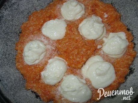 Запеканка морковная с творогом