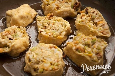 Рулет с орехами
