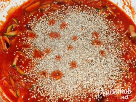 Лапша рисовая с креветками