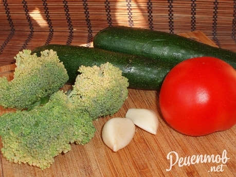 Сёмга с овощами