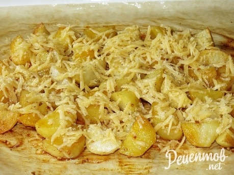 Запеченный картофель с сыром