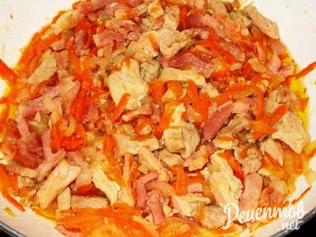 Капуста с мясом
